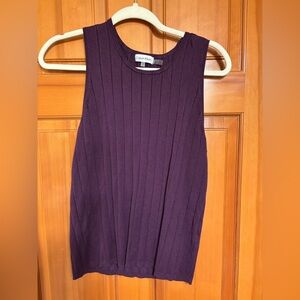 Calvin Klein Women's Purple Sleeveless Top